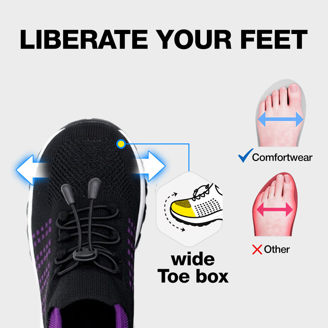 AeroFlex Wide-Fit Comfort Trainers
