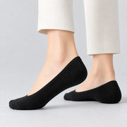 3-Pack Invisible Cushioned Socks (Black)
