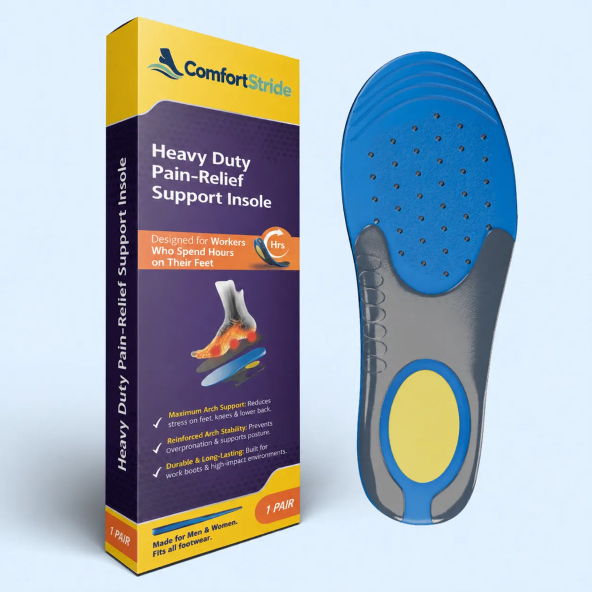 LoadGuard Heavy-Duty Support Insoles