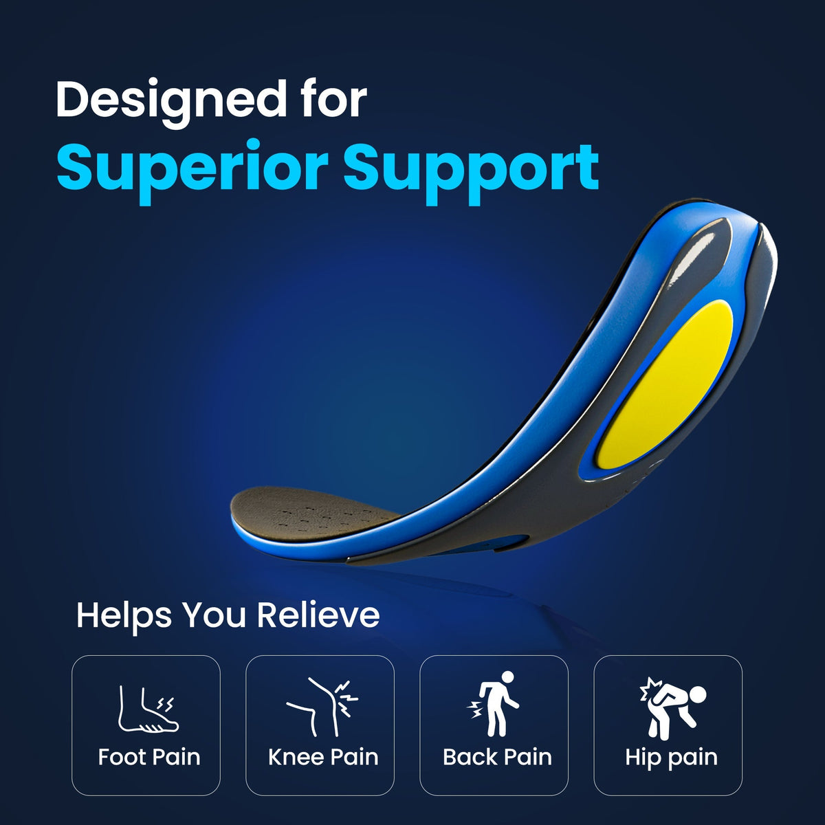 LoadGuard Heavy-Duty Support Insoles
