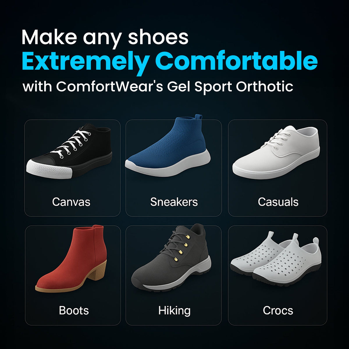 MemoryCloud Sport Gel Insoles
